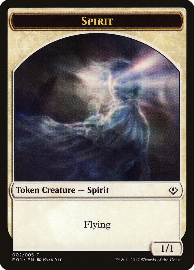Spirit // Soldier Double-Sided Token [Archenemy: Nicol Bolas Tokens] | Jomio and Rueliete's Cards and Comics