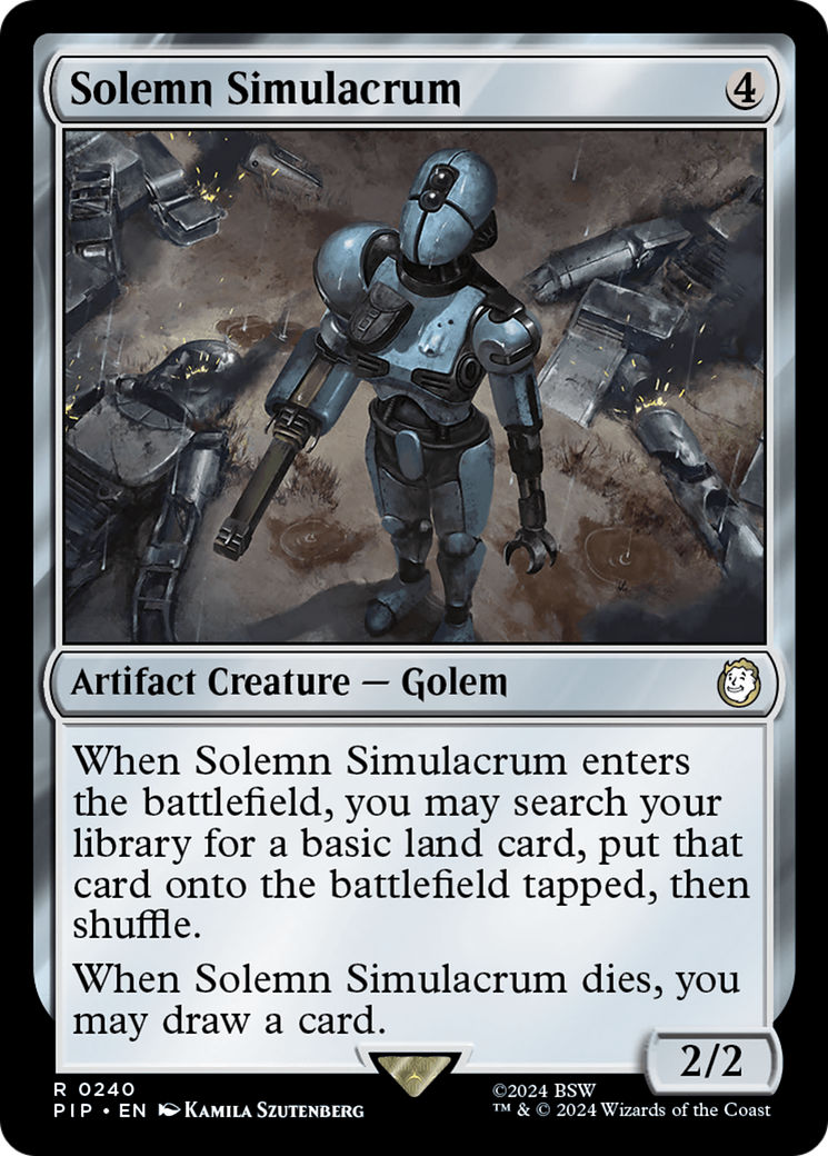 Solemn Simulacrum [Fallout] | Jomio and Rueliete's Cards and Comics