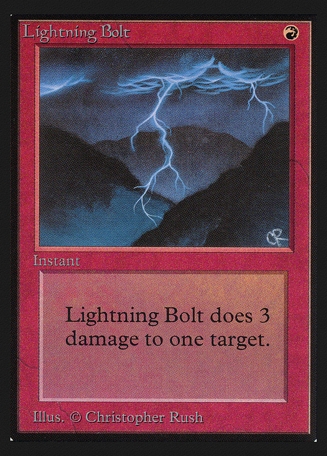 Lightning Bolt [Collectors' Edition] | Jomio and Rueliete's Cards and Comics