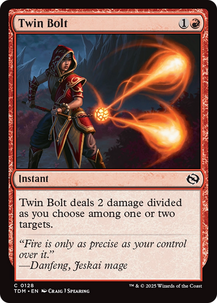 Twin Bolt [Tarkir: Dragonstorm] | Jomio and Rueliete's Cards and Comics