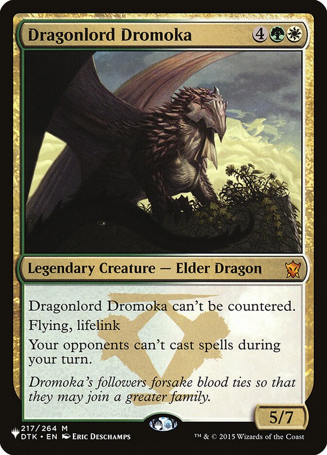 Dragonlord Dromoka [The List] | Jomio and Rueliete's Cards and Comics
