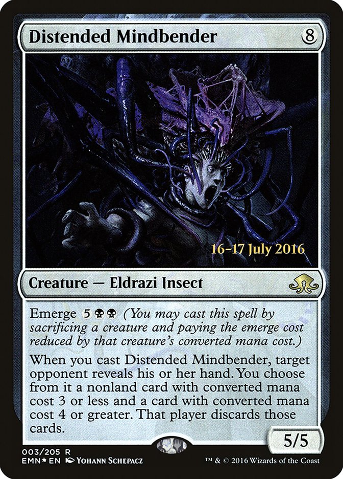 Distended Mindbender [Eldritch Moon Prerelease Promos] | Jomio and Rueliete's Cards and Comics