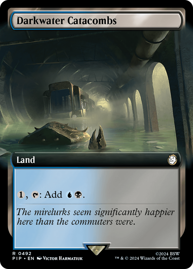 Darkwater Catacombs (Extended Art) [Fallout] | Jomio and Rueliete's Cards and Comics