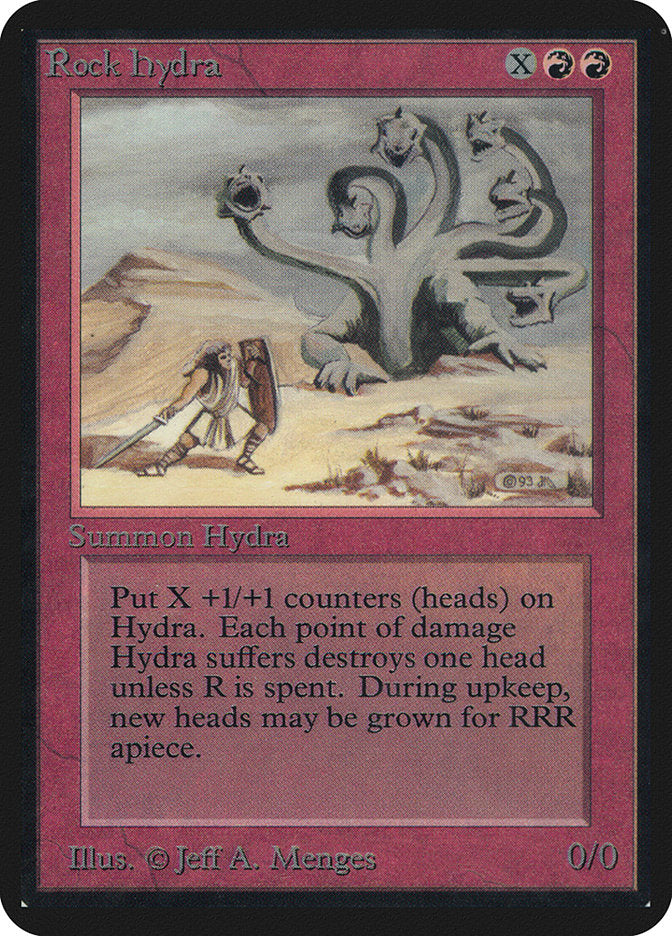 Rock Hydra [Alpha Edition] | Jomio and Rueliete's Cards and Comics