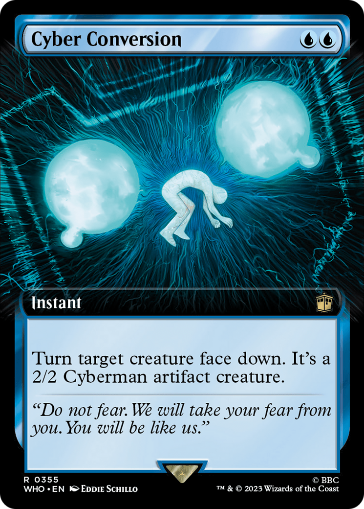 Cyber Conversion (Extended Art) [Doctor Who] | Jomio and Rueliete's Cards and Comics