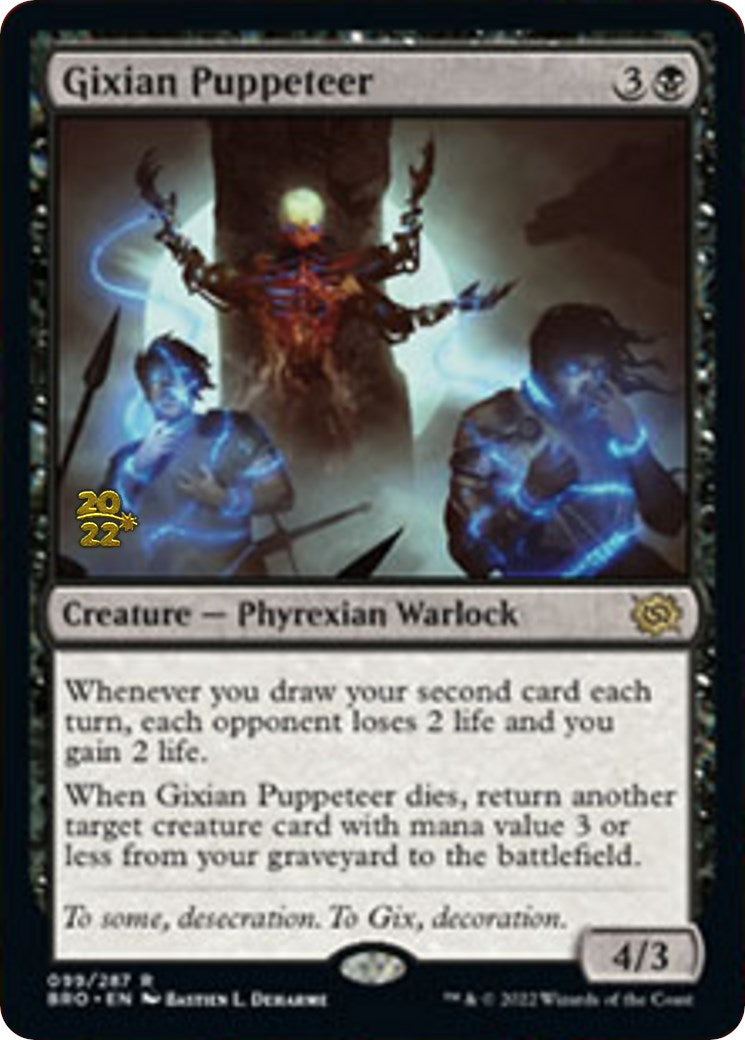 Gixian Puppeteer [The Brothers' War Prerelease Promos] | Jomio and Rueliete's Cards and Comics