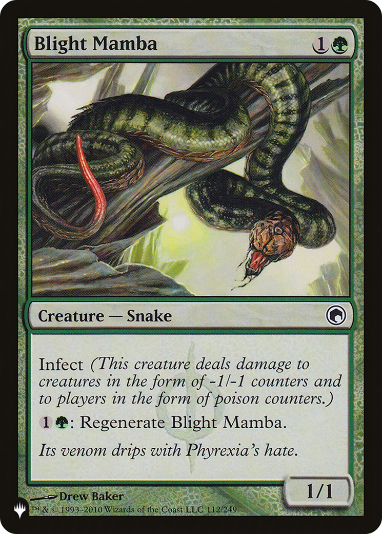 Blight Mamba [The List] | Jomio and Rueliete's Cards and Comics