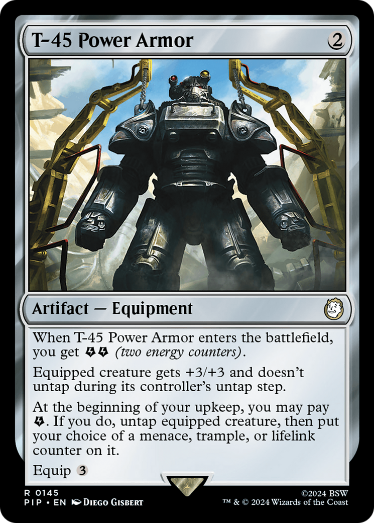 T-45 Power Armor [Fallout] | Jomio and Rueliete's Cards and Comics