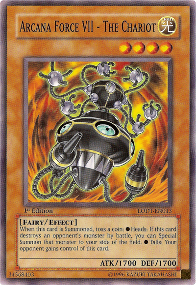 Arcana Force VII - The Chariot [LODT-EN013] Common | Jomio and Rueliete's Cards and Comics