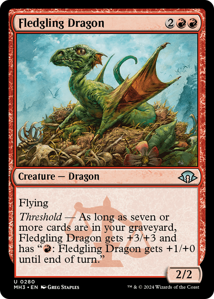 Fledgling Dragon [Modern Horizons 3] | Jomio and Rueliete's Cards and Comics