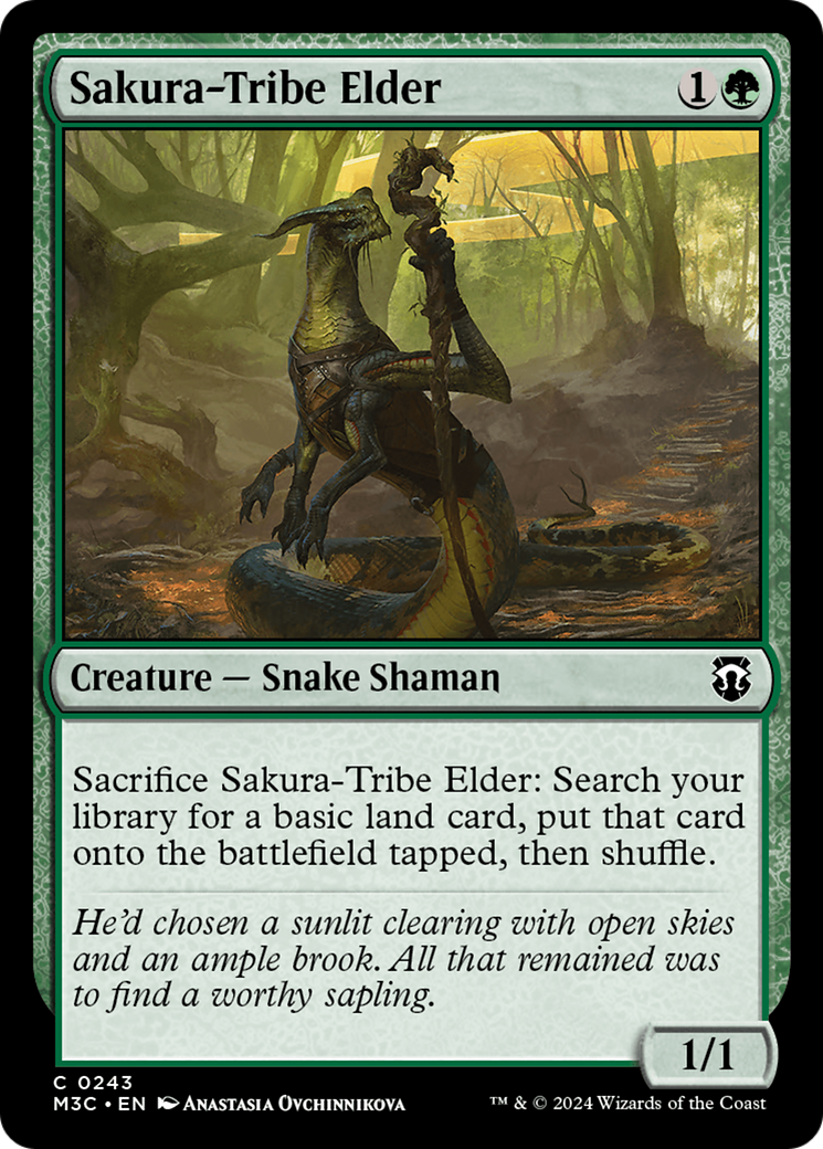 Sakura-Tribe Elder (Ripple Foil) [Modern Horizons 3 Commander] | Jomio and Rueliete's Cards and Comics