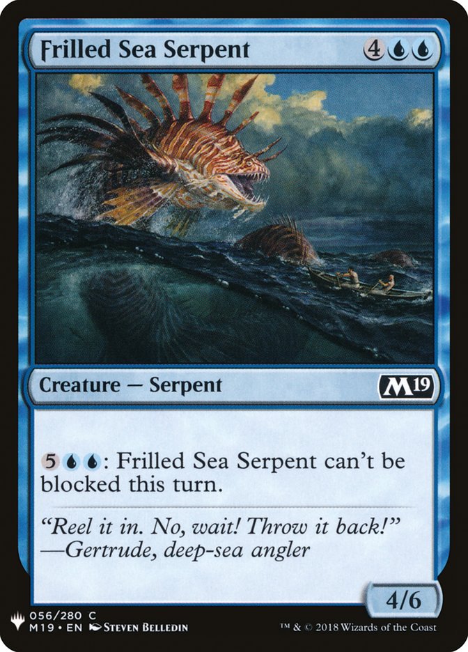 Frilled Sea Serpent [Mystery Booster] | Jomio and Rueliete's Cards and Comics