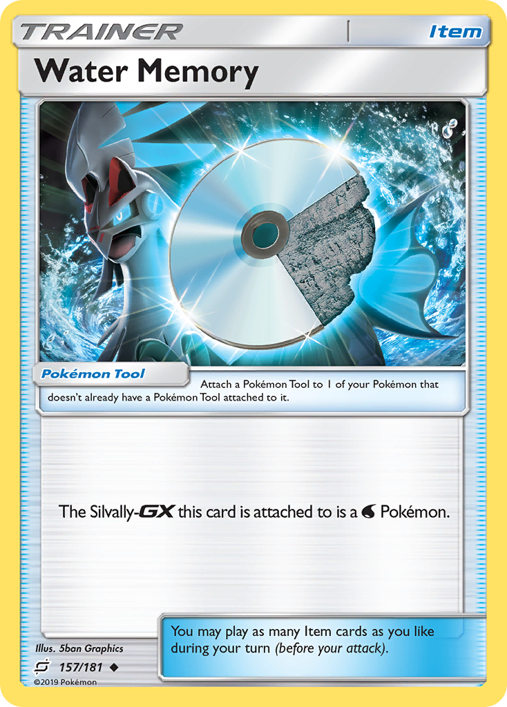Water Memory (157/181) [Sun & Moon: Team Up] | Jomio and Rueliete's Cards and Comics