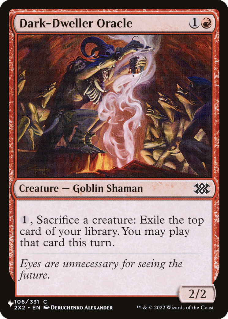 Dark-Dweller Oracle [The List] | Jomio and Rueliete's Cards and Comics
