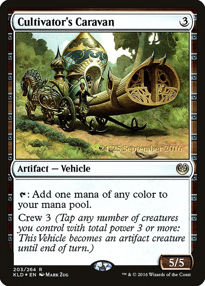 Cultivator's Caravan [Kaladesh Prerelease Promos] | Jomio and Rueliete's Cards and Comics