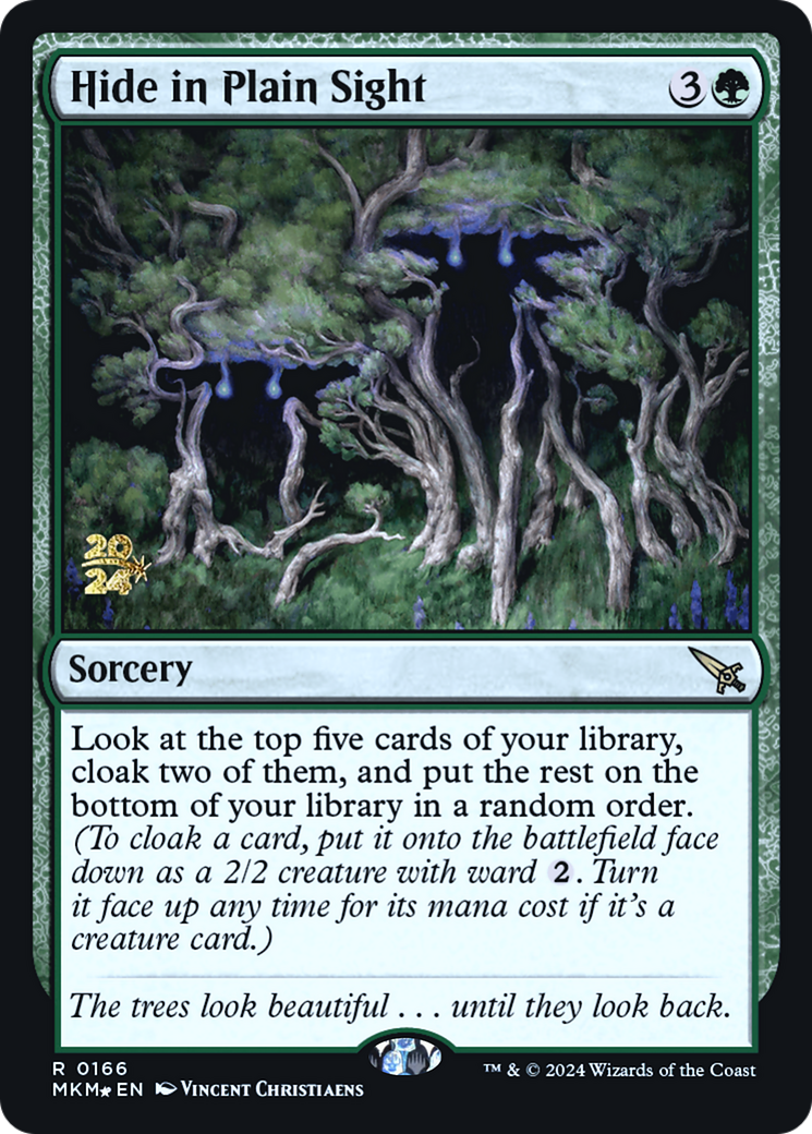 Hide in Plain Sight [Murders at Karlov Manor Prerelease Promos] | Jomio and Rueliete's Cards and Comics