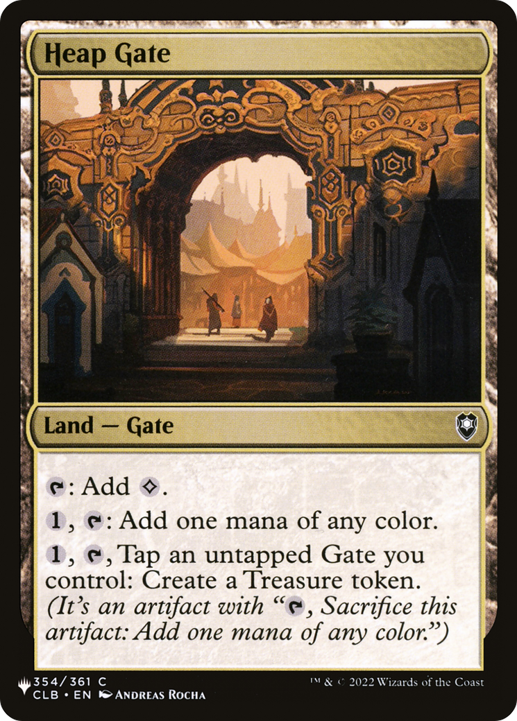 Heap Gate [The List] | Jomio and Rueliete's Cards and Comics