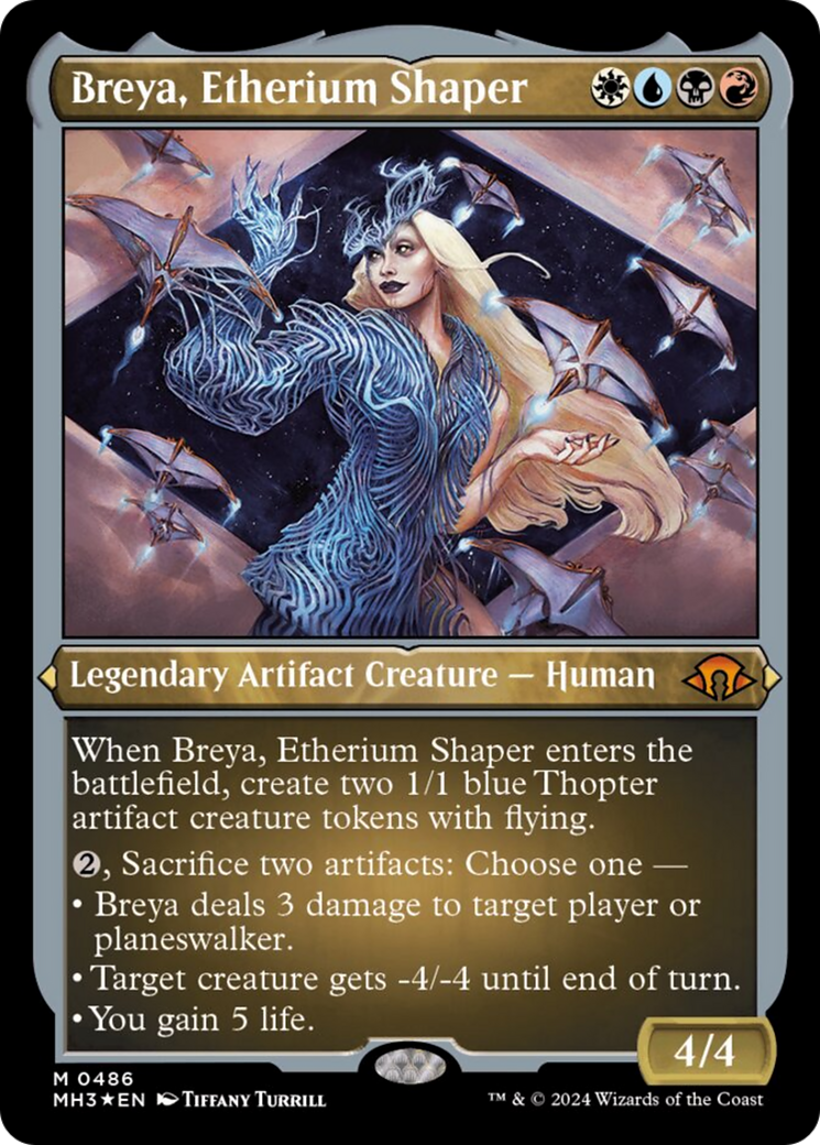 Breya, Etherium Shaper (Foil Etched) [Modern Horizons 3] | Jomio and Rueliete's Cards and Comics