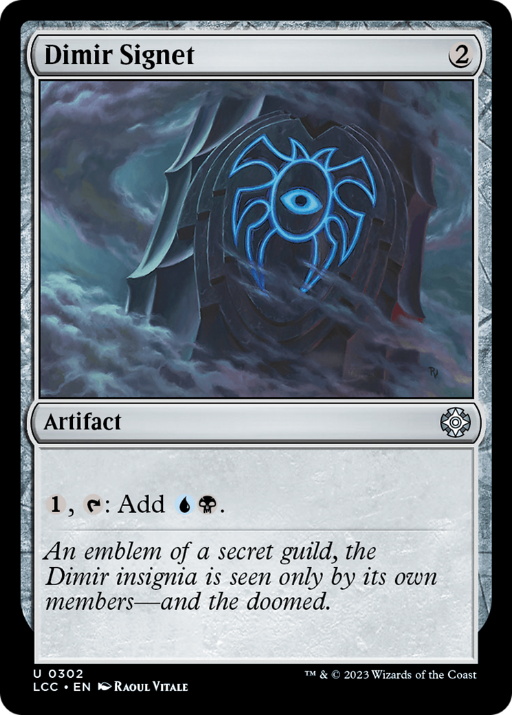 Dimir Signet [The Lost Caverns of Ixalan Commander] | Jomio and Rueliete's Cards and Comics