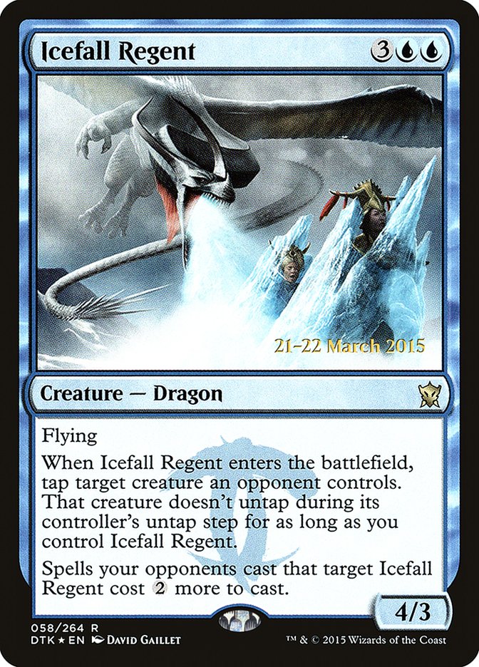 Icefall Regent [Dragons of Tarkir Prerelease Promos] | Jomio and Rueliete's Cards and Comics