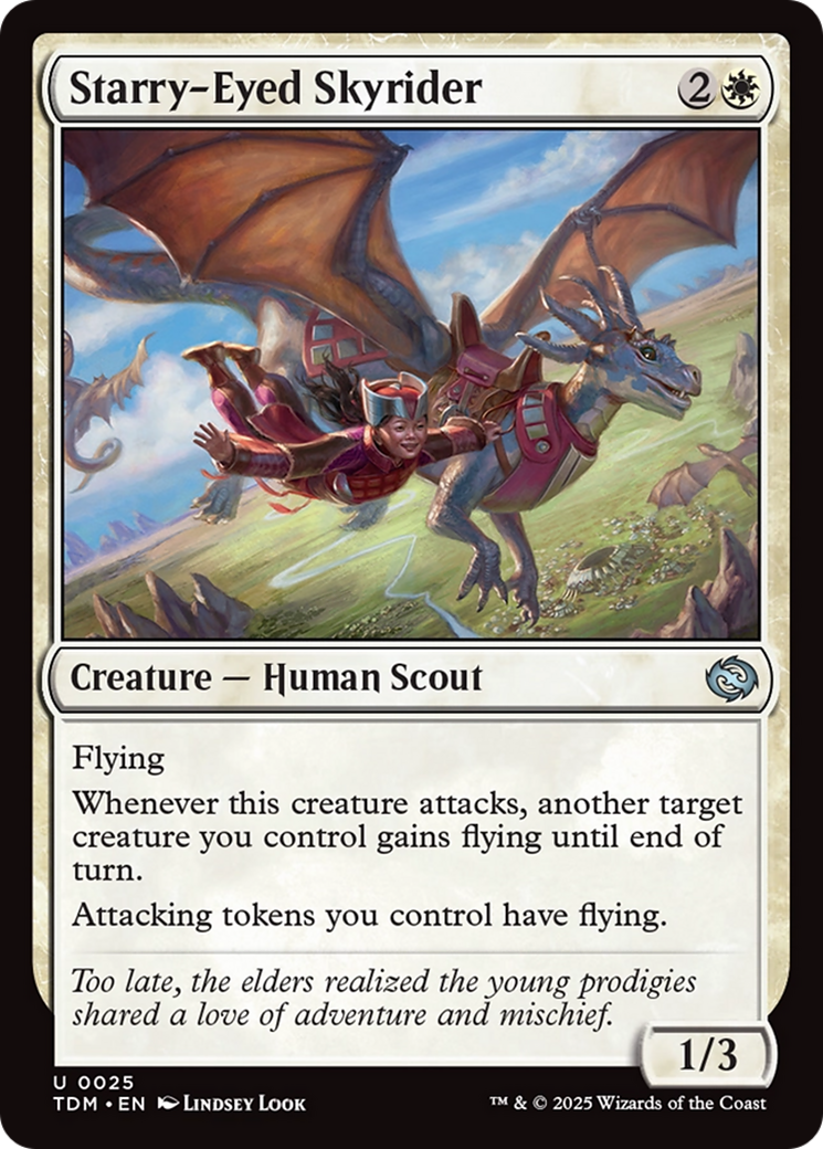 Starry-Eyed Skyrider [Tarkir: Dragonstorm] | Jomio and Rueliete's Cards and Comics