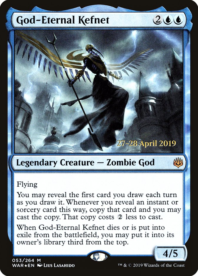 God-Eternal Kefnet [War of the Spark Prerelease Promos] | Jomio and Rueliete's Cards and Comics