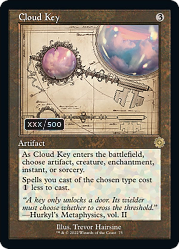 Cloud Key (Retro Schematic) (Serialized) [The Brothers' War Retro Artifacts] | Jomio and Rueliete's Cards and Comics