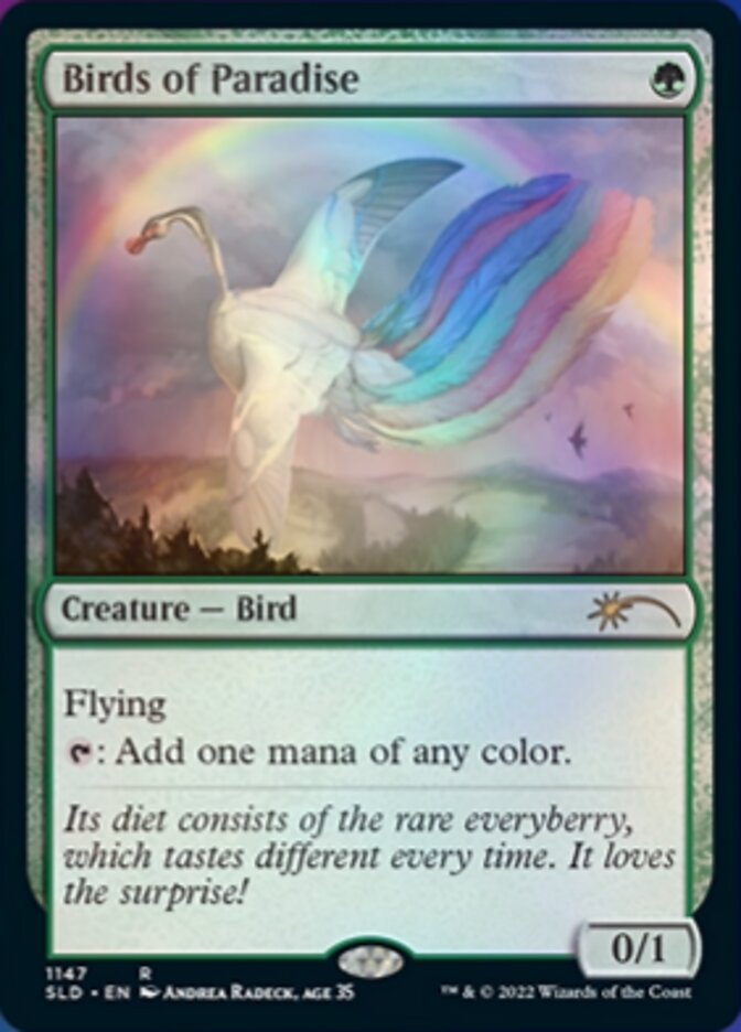 Birds of Paradise (1147) [Secret Lair Drop Series] | Jomio and Rueliete's Cards and Comics