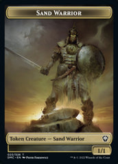 Soldier // Sand Warrior Double-Sided Token [Dominaria United Tokens] | Jomio and Rueliete's Cards and Comics