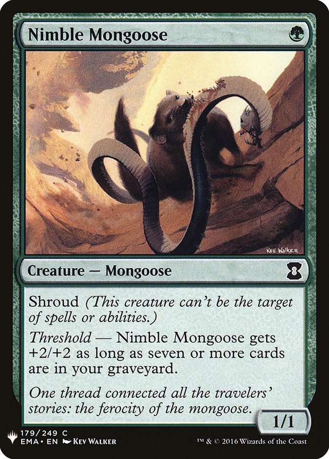 Nimble Mongoose [Mystery Booster] | Jomio and Rueliete's Cards and Comics