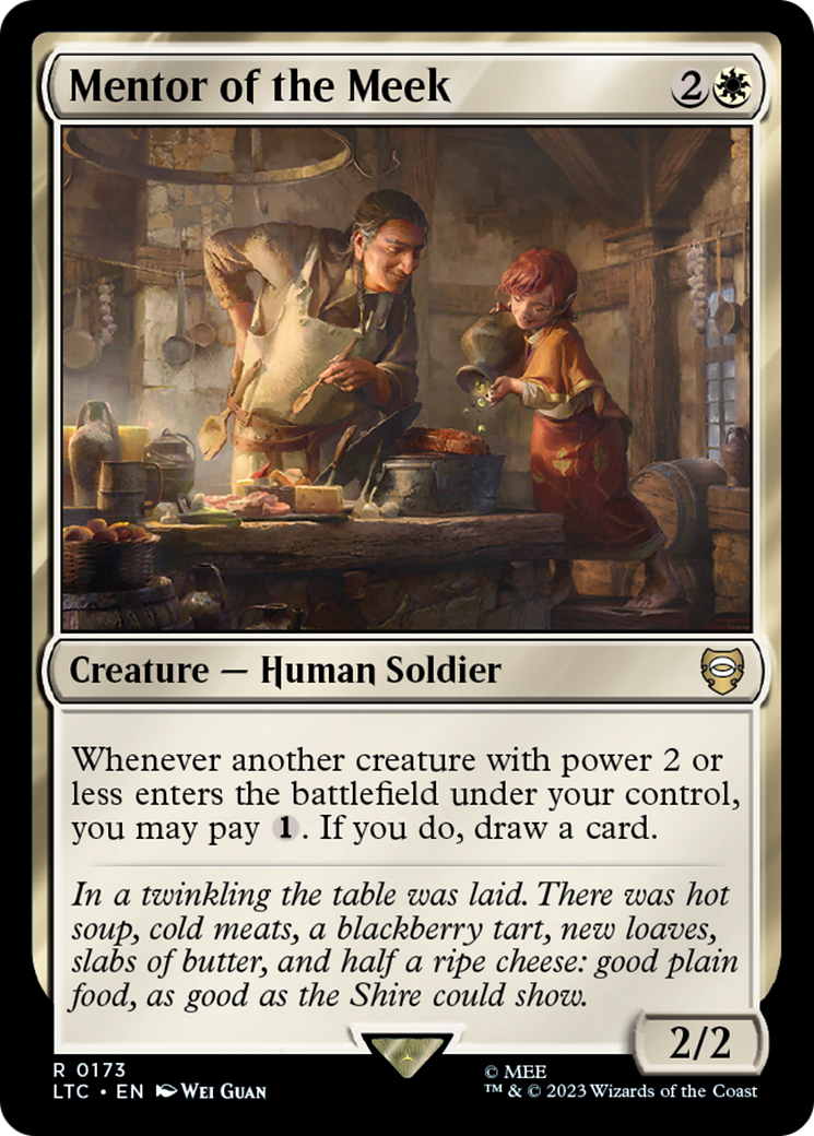 Mentor of the Meek [The Lord of the Rings: Tales of Middle-Earth Commander] | Jomio and Rueliete's Cards and Comics