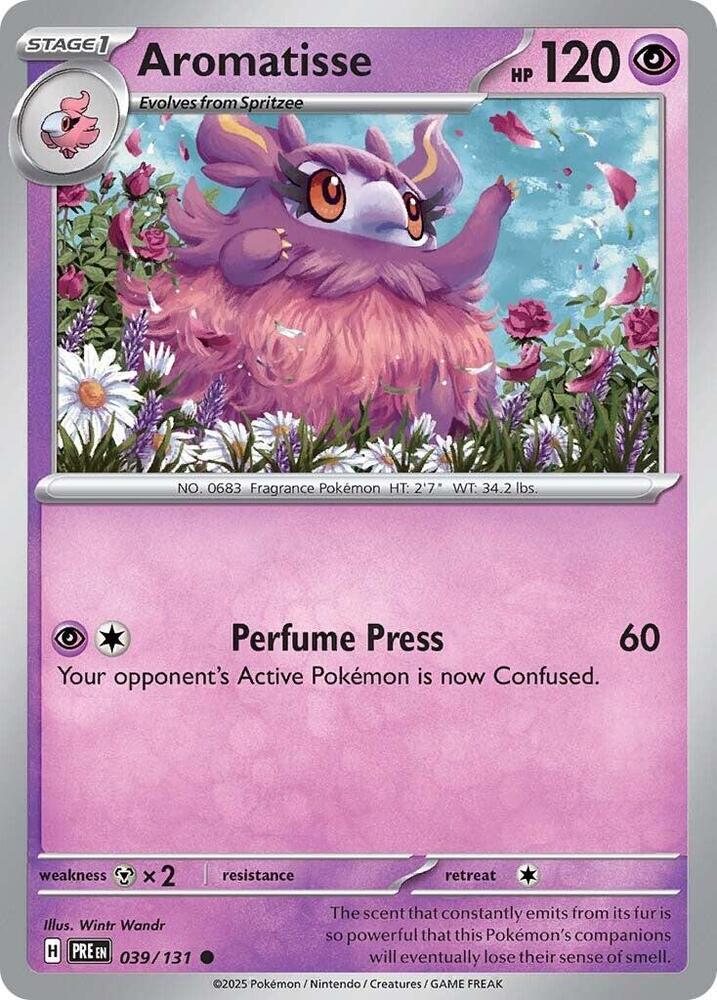 Aromatisse (039/131) [Scarlet & Violet: Prismatic Evolutions] | Jomio and Rueliete's Cards and Comics