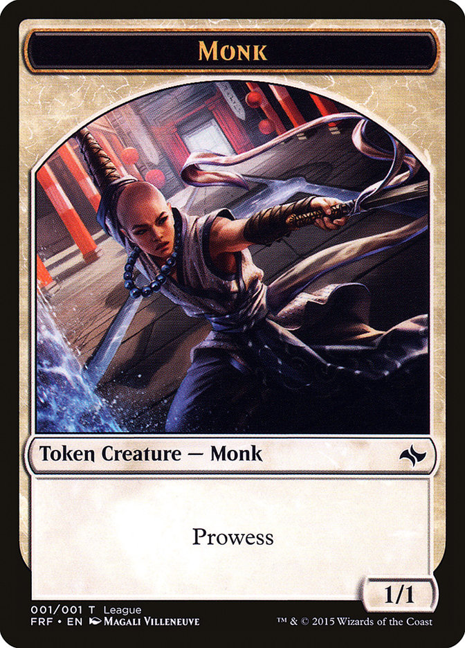 Monk Token [League Tokens 2015] | Jomio and Rueliete's Cards and Comics