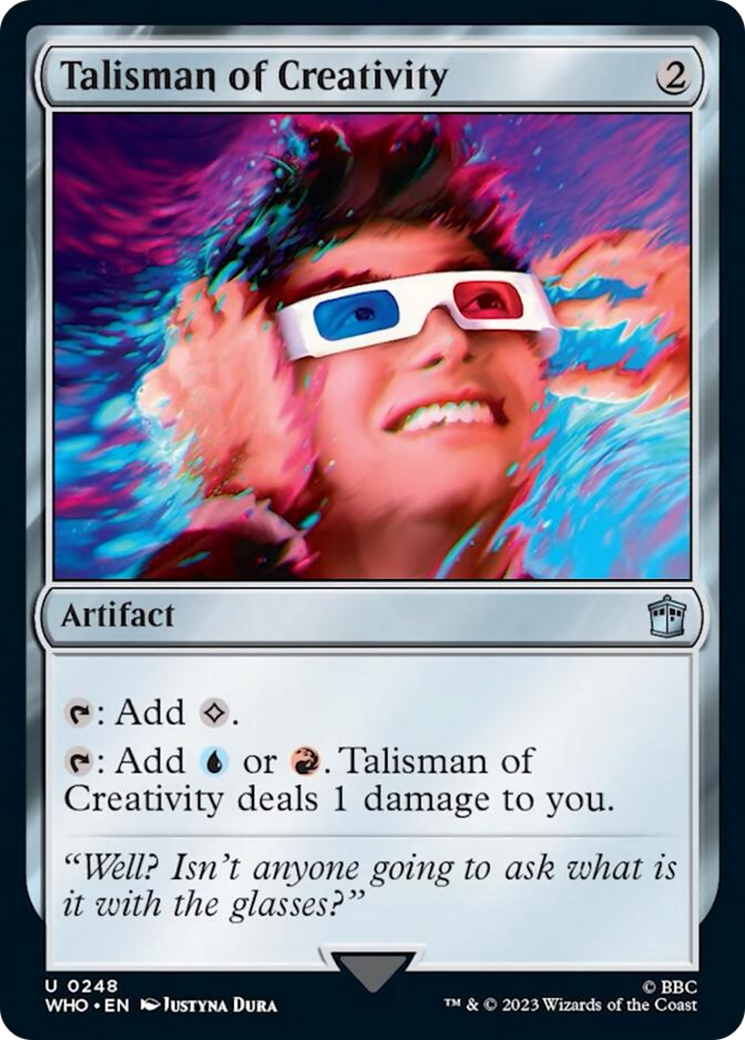 Talisman of Creativity [Doctor Who] | Jomio and Rueliete's Cards and Comics
