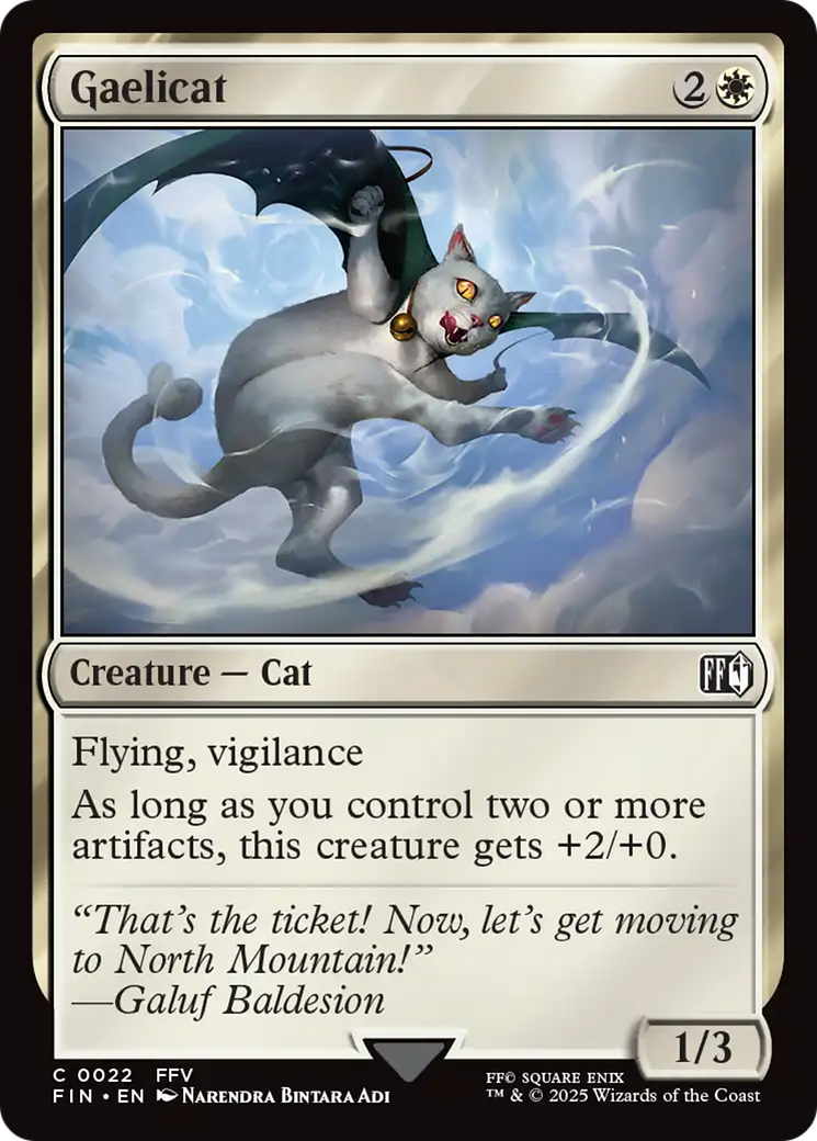 Gaelicat [FINAL FANTASY] | Jomio and Rueliete's Cards and Comics