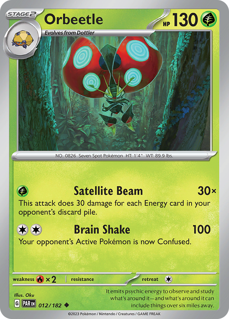 Orbeetle (012/182) [Scarlet & Violet: Paradox Rift] | Jomio and Rueliete's Cards and Comics