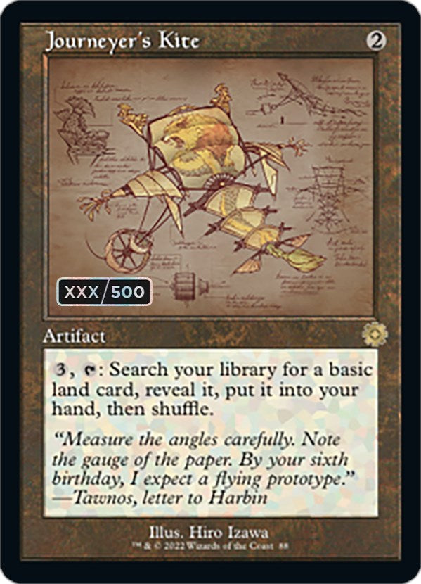 Journeyer's Kite (Retro Schematic) (Serialized) [The Brothers' War Retro Artifacts] | Jomio and Rueliete's Cards and Comics