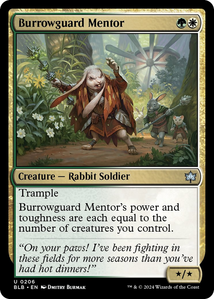 Burrowguard Mentor [Bloomburrow] | Jomio and Rueliete's Cards and Comics