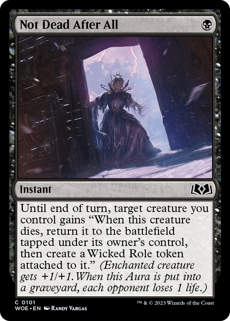 Not Dead After All [Wilds of Eldraine] | Jomio and Rueliete's Cards and Comics