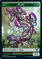 Plant // Treasure Double-Sided Token [Kamigawa: Neon Dynasty Commander Tokens] | Jomio and Rueliete's Cards and Comics