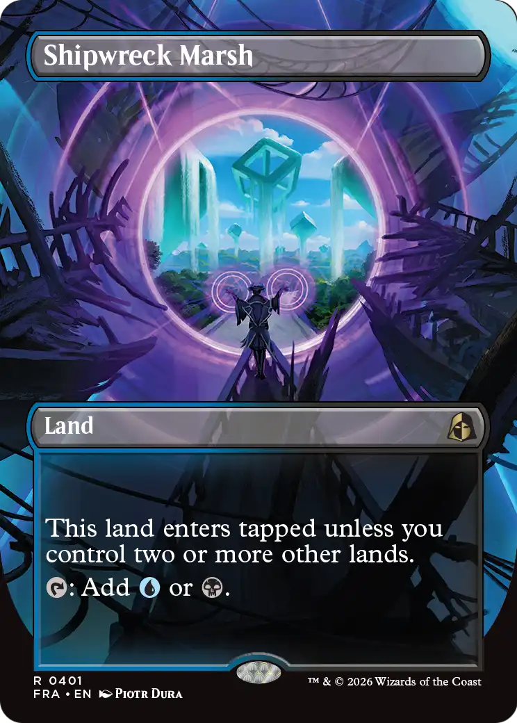 Shipwreck Marsh (Borderless) [Reality Fracture] | Jomio and Rueliete's Cards and Comics