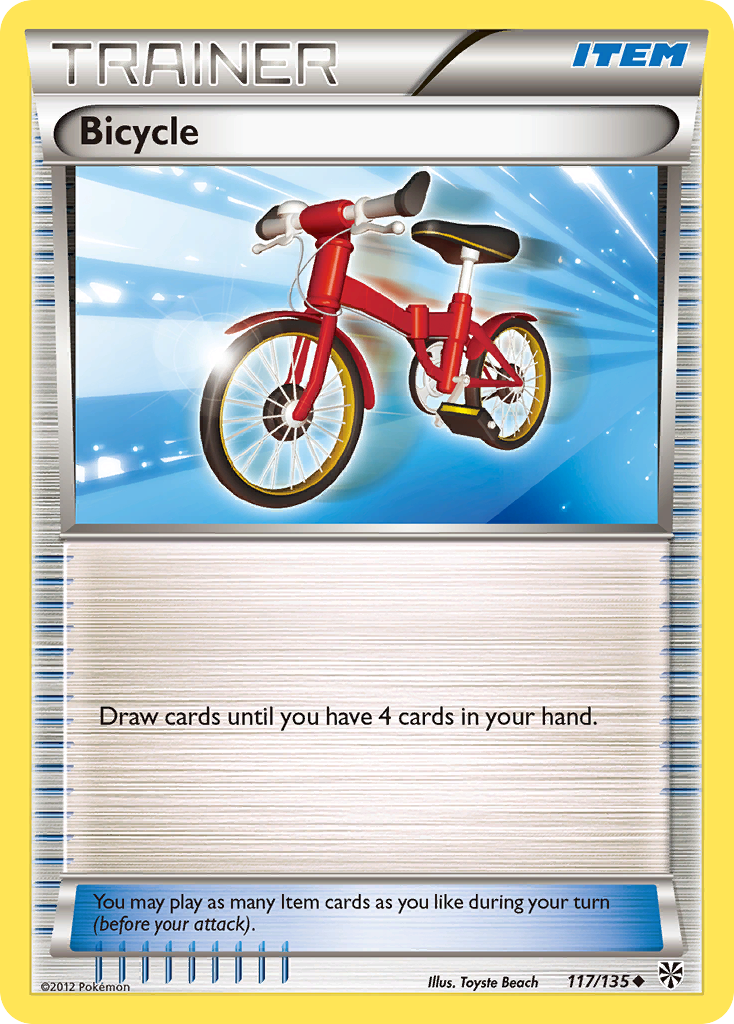 Bicycle (117/135) [Black & White: Plasma Storm] | Jomio and Rueliete's Cards and Comics