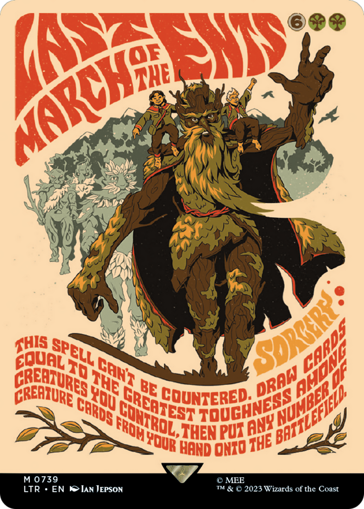 Last March of the Ents (Borderless Poster) [The Lord of the Rings: Tales of Middle-Earth] | Jomio and Rueliete's Cards and Comics