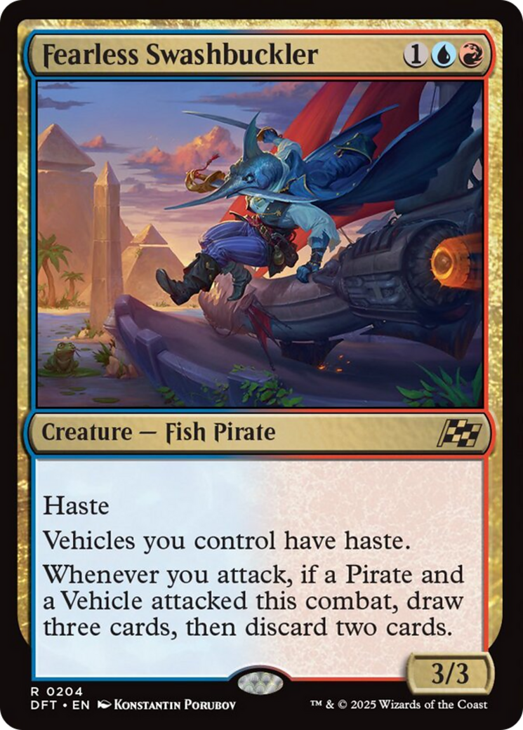 Fearless Swashbuckler [Aetherdrift] | Jomio and Rueliete's Cards and Comics