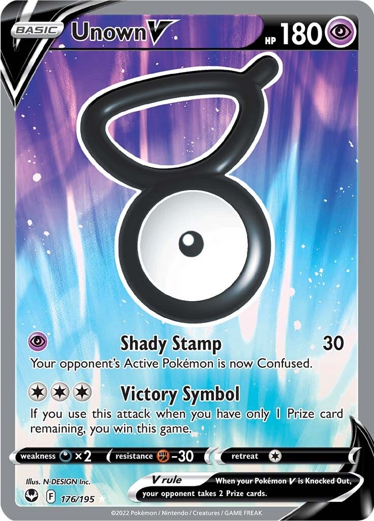 Unown V (176/195) [Sword & Shield: Silver Tempest] | Jomio and Rueliete's Cards and Comics