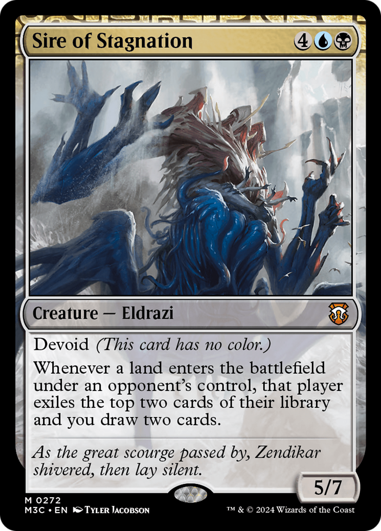 Sire of Stagnation (Ripple Foil) [Modern Horizons 3 Commander] | Jomio and Rueliete's Cards and Comics