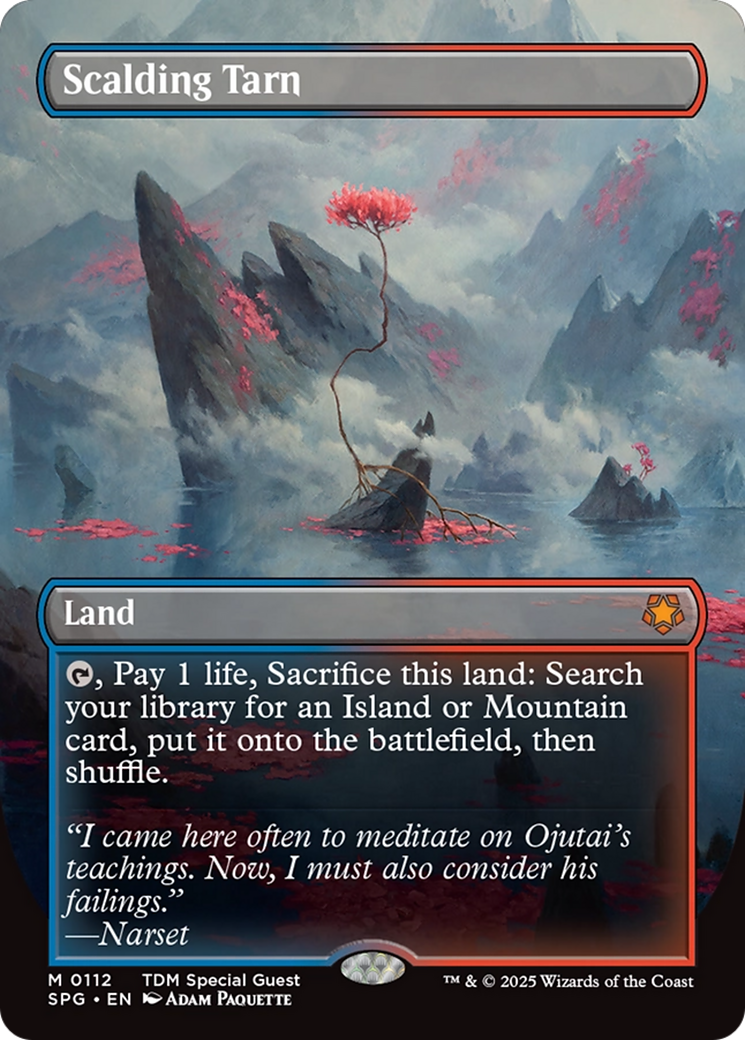 Scalding Tarn (Borderless) [Tarkir: Dragonstorm Special Guests] | Jomio and Rueliete's Cards and Comics
