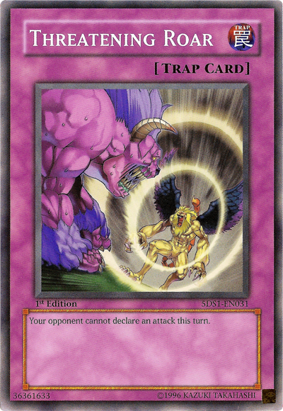 Threatening Roar [5DS1-EN031] Common | Jomio and Rueliete's Cards and Comics