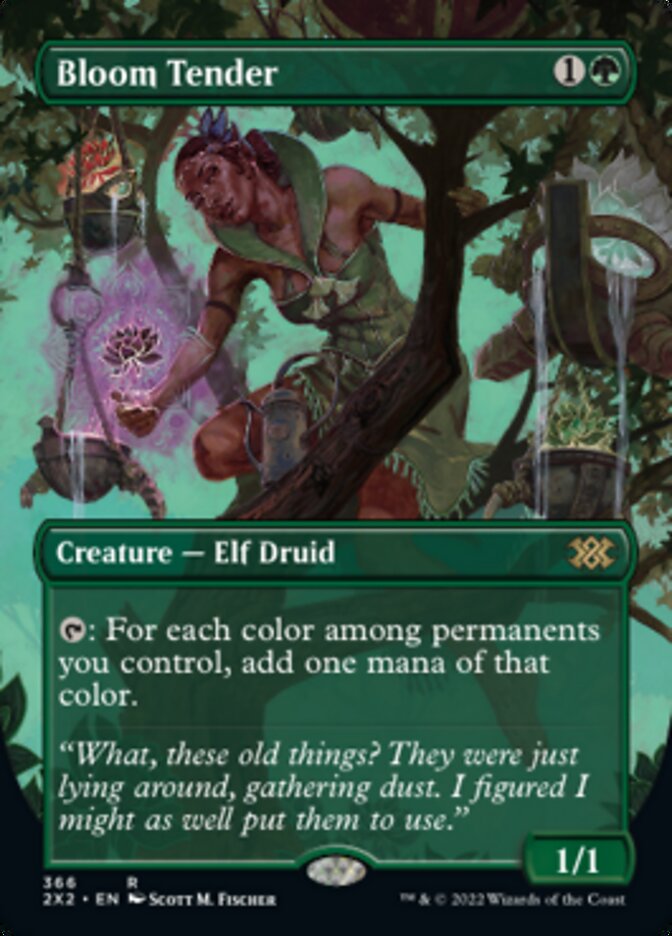 Bloom Tender (Borderless Alternate Art) [Double Masters 2022] | Jomio and Rueliete's Cards and Comics