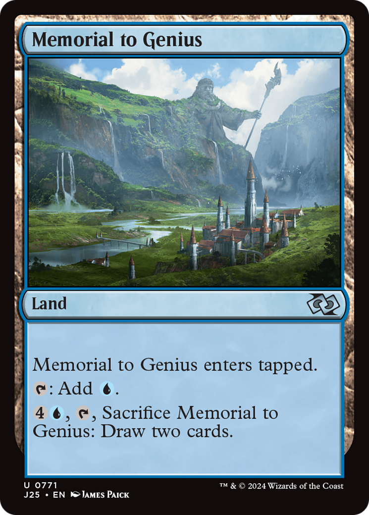 Memorial to Genius [Foundations Jumpstart] | Jomio and Rueliete's Cards and Comics